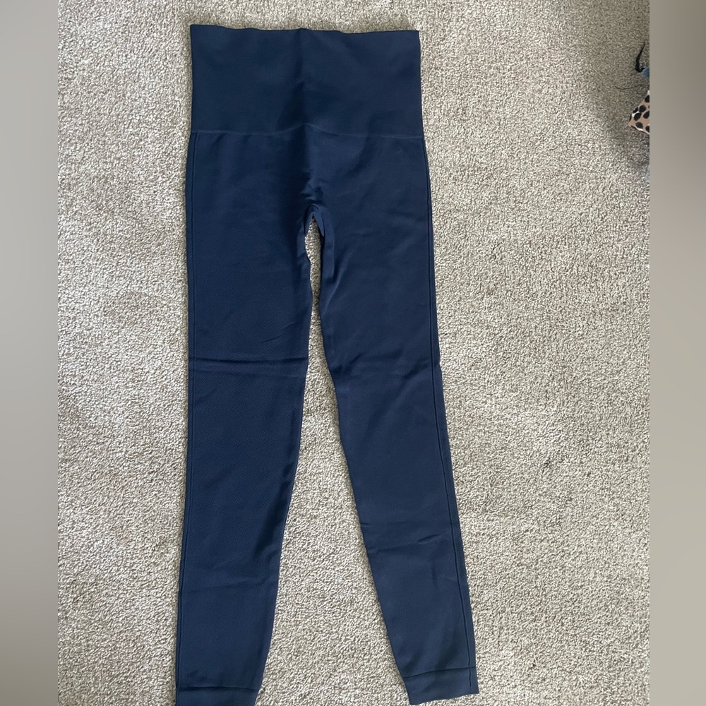 Spanx navy leggings size S